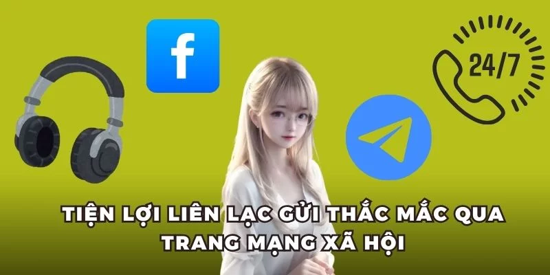 Tiện lợi liên lạc gửi thắc mắc qua trang mạng xã hội